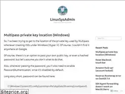 Sites similar to linuxsysadm.wordpress.com