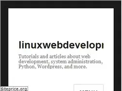 Sites similar to linuxwebdevelopment.com