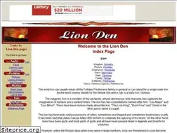 Sites similar to lion-den.tripod.com
