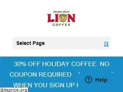 Sites similar to lioncoffee.com