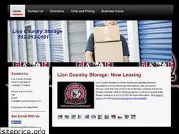 Sites similar to lioncountrystorage.com