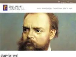 Sites similar to lionheartautographs.com