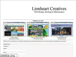 Sites similar to lionheartcreatives.com