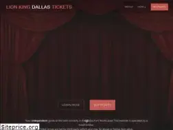 Sites similar to lionkingdallas.net