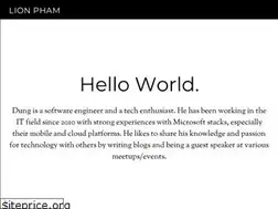 Sites similar to lionpham.com