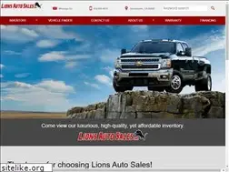 Sites similar to lionsautosales.net