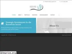 Sites similar to lionsbaycapital.com