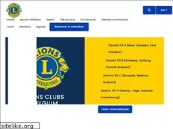Sites similar to lionsbelgium.be