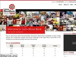 Sites similar to lionsbloodbank.net