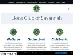 Sites similar to lionsclubofsavannah.com