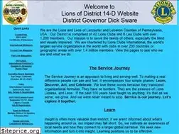 Sites similar to lionsdistrict14d.org