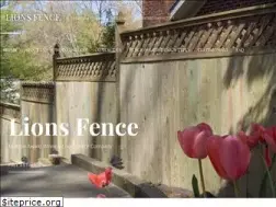 Sites similar to lionsfence.com