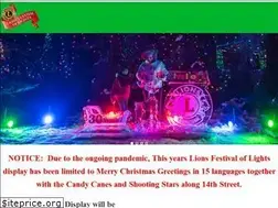 Sites similar to lionsfestivaloflights.ca