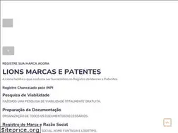 Sites similar to lionsmarcas.com.br