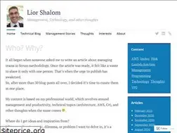 Sites similar to liorshalom.com