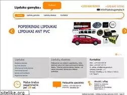 Sites similar to lipdukugamyba.lt
