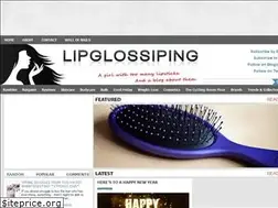 Sites similar to lipglossiping.com