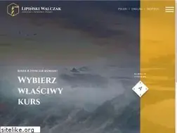 Sites similar to lipinskiwalczak.pl