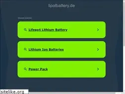 Sites similar to lipolbattery.de