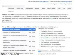 Sites similar to liposuction-abroad.com