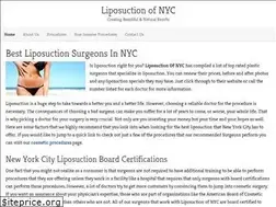 Sites similar to liposuctionofnyc.com