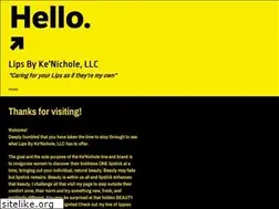 Sites similar to lipsbykenichole.com