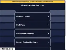 Sites similar to lipstickandberries.com