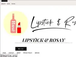 Sites similar to lipstickandrosay.com
