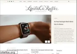 Sites similar to lipstickandruffles.com