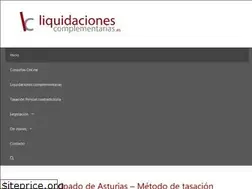 Sites similar to liquidacionescomplementarias.es