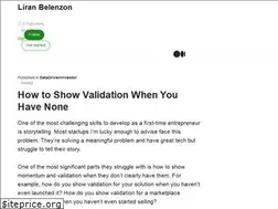 Sites similar to liranbelenzon.medium.com