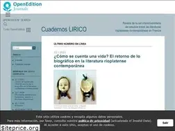 Sites similar to lirico.revues.org