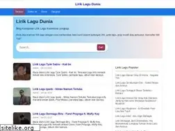 Sites similar to lirik-lagu-dunia.blogspot.com