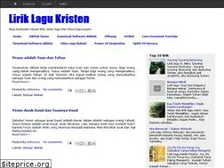 Sites similar to lirik-lagu-kristen.blogspot.com