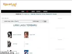 Sites similar to lirik.kapanlagi.com