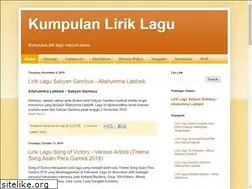 Sites similar to lirikandsyairlagu.blogspot.com