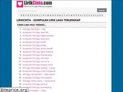 Sites similar to lirikcinta.com