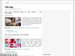 Sites similar to liriklaguazam.blogspot.com