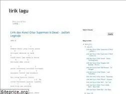 Sites similar to liriklaguchordss.blogspot.com