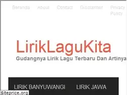 Sites similar to liriklagukita.com