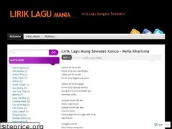 Sites similar to liriklagumania.wordpress.com