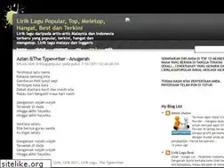 Sites similar to liriklagupopular.blogspot.com