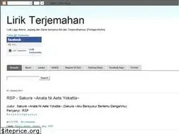 Sites similar to lirikterjemahan.blogspot.com
