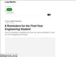 Sites similar to lisa-martin.medium.com