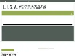 Sites similar to lisa.gerda-henkel-stiftung.de