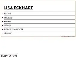 Sites similar to lisaeckhart.com
