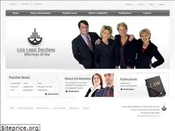 Sites similar to lisalegalsolutions.com