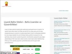 Sites similar to lisansli-bahis-siteleri.com