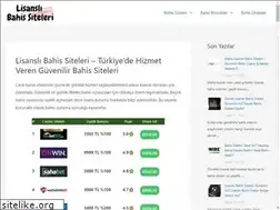 Sites similar to lisanslibahissiteleri.net