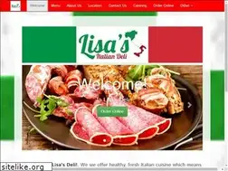 Sites similar to lisasdeli.com